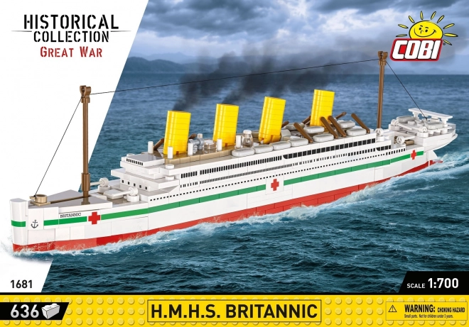 Modèle de navire H.M.H.S. Britannic 1:700
