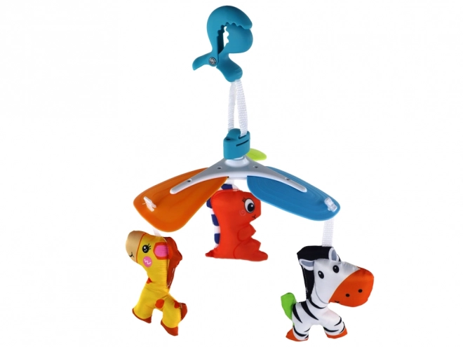 Carrousel coloré pour enfants avec animaux sur clip