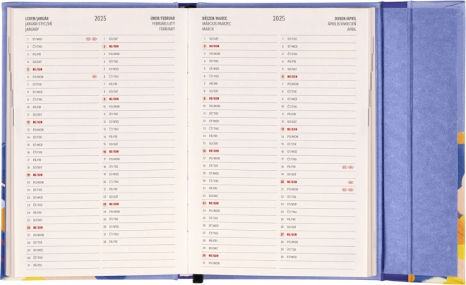 Agenda magnétique NOTIQUE Le Petit Prince 2025, 11 x 16 cm