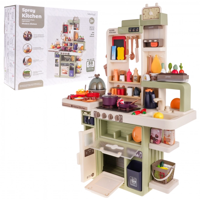 Cuisine en plastique multifonctionnelle pour enfants