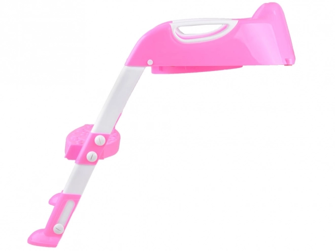Tabouret de toilette rose pour enfants