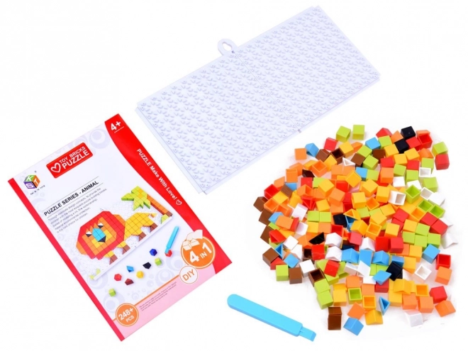 Mosaïque éducative - kit d'images à construire