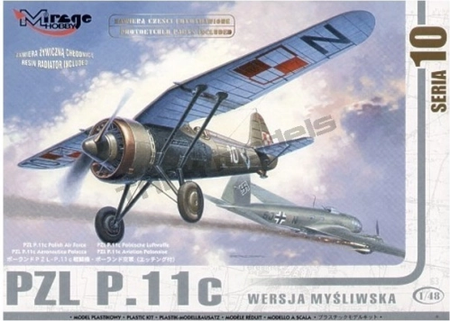 PZL P.11c version de chasse polonaise – maquette plastique 1:48