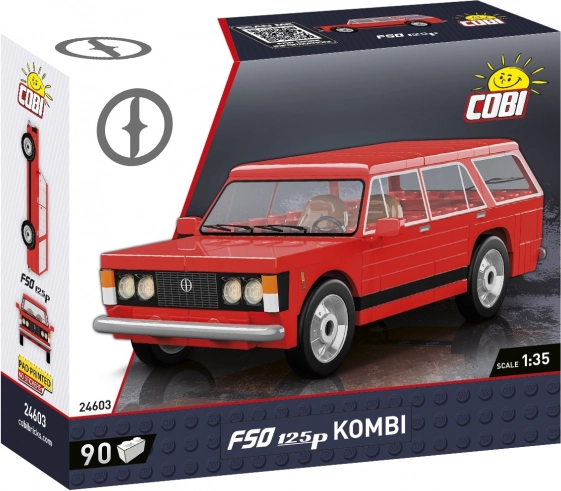 jeu de construction FSO 125p Kombi 1:35 – 90 pièces