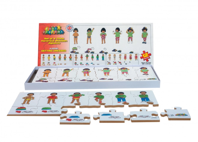 Just Jigsaws Habillage - puzzle en bois pour enfants