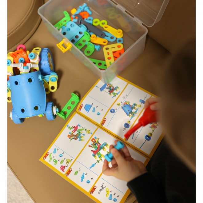 Kit de construction de véhicules pour enfants 6 en 1