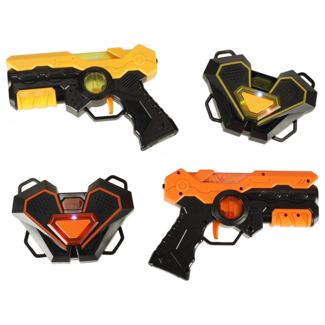 Paintball laser - ensemble de deux pistolets et deux cibles