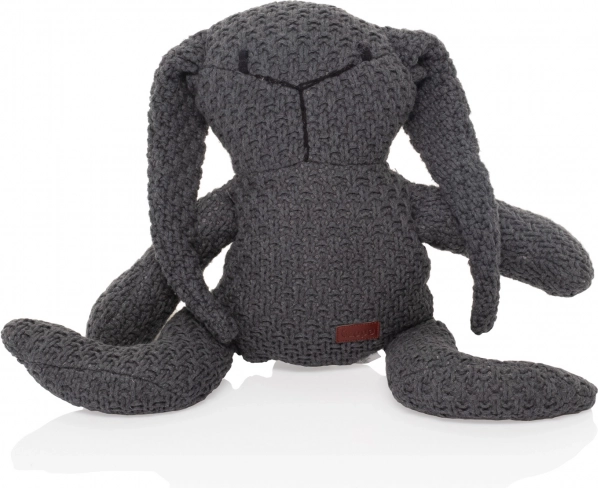 Jouet tricoté Lapin, gris foncé