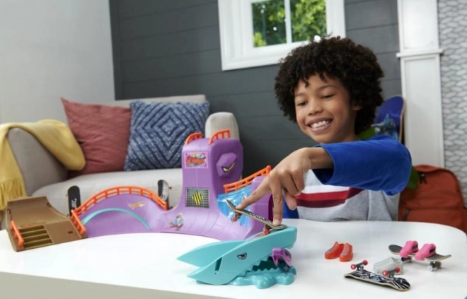 Hot Wheels Skate Octopark avec fingerboard et chaussures