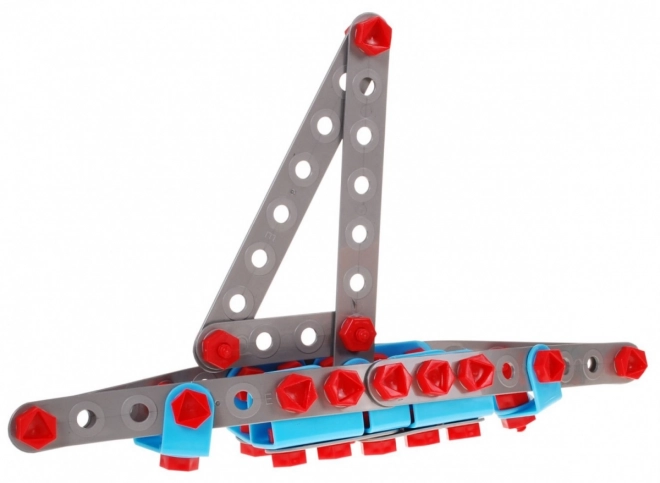 Kit de construction pour enfants + tournevis électrique + outils + 10 modèles à construire - 552 pièces