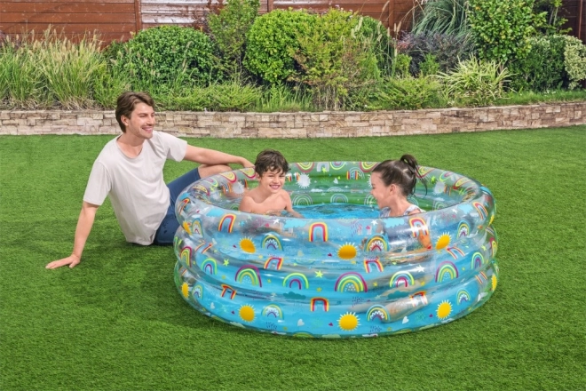 Piscine gonflable Bestway colorée avec motif fruité