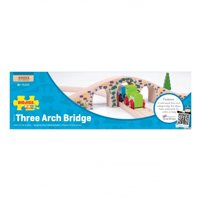 Bigjigs Rail Rail en bois - pont