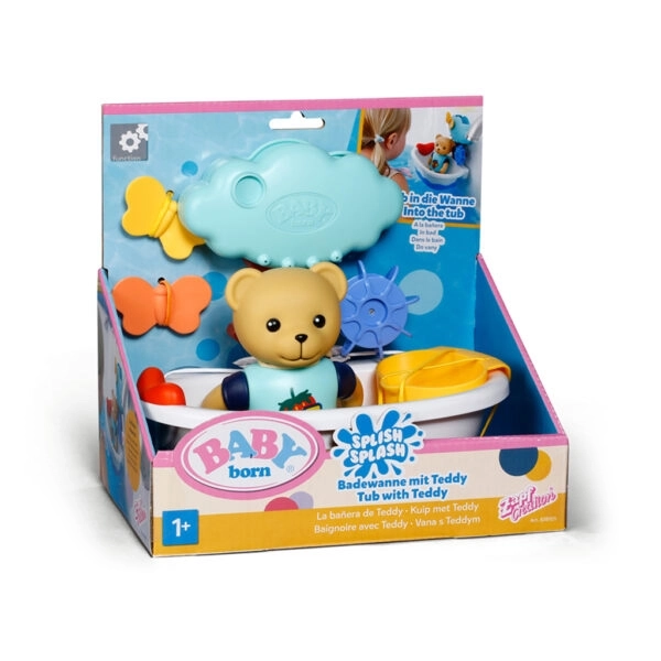 BABY born splish splash baignoire avec ourson