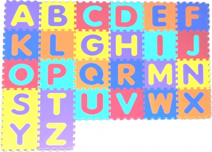 Alltoys puzzle en mousse – lettres 30 × 30 cm