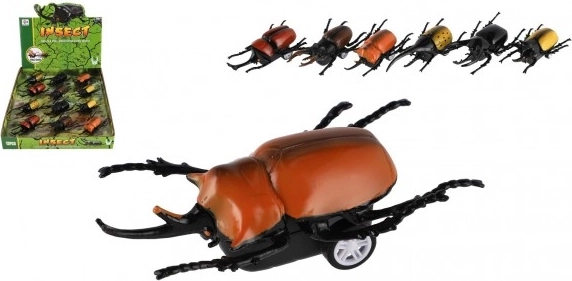 Coléoptère en plastique à rétrofriction 10 cm