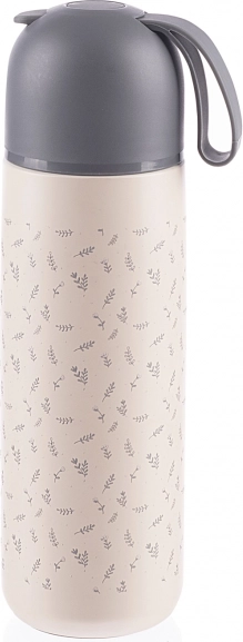 Thermos pour liquides avec poignée en silicone 400 ml, Flowers
