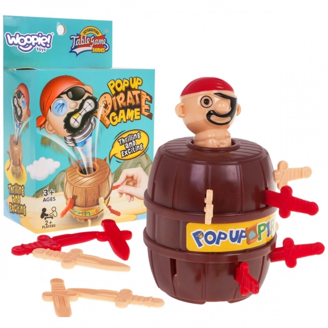 Woopie jeu d'adresse Pirate Sauteur Fou hors du tonneau