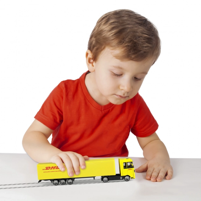 Camion avec remorque DHL 19 cm