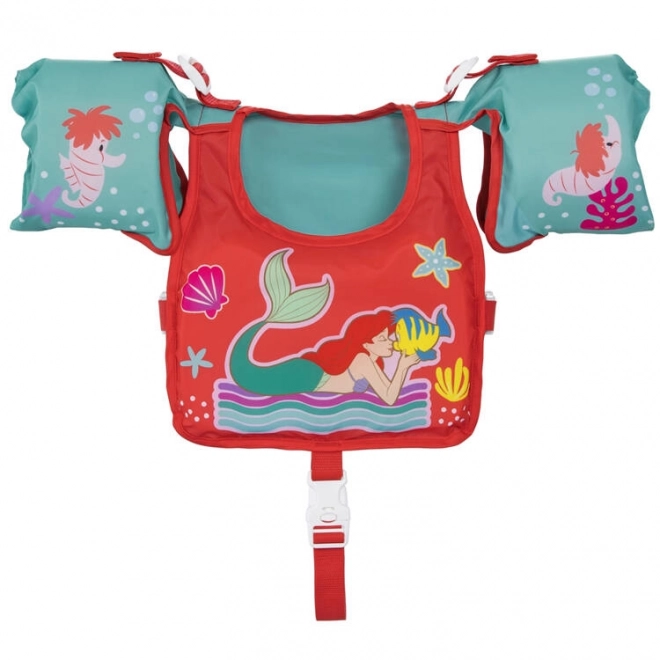 Gilet de natation pour enfants avec manches Petite sirène