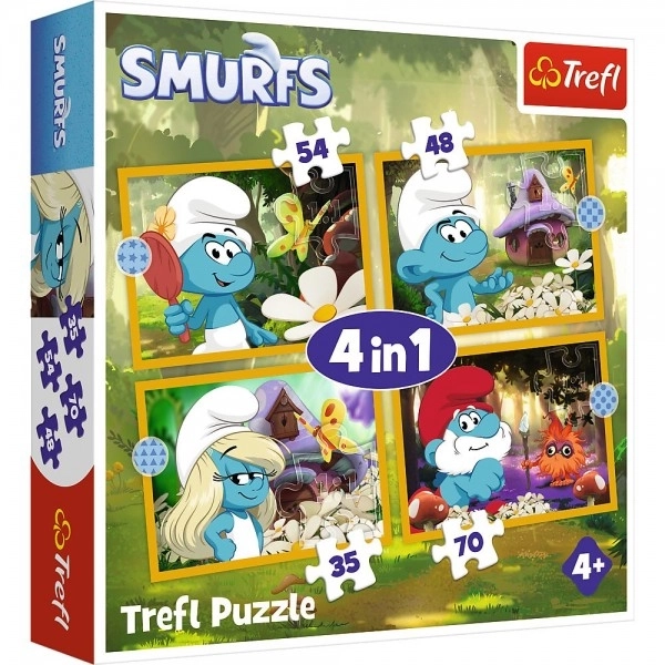 Puzzle La vie dans le village des Schtroumpfs