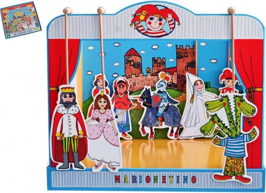 Théâtre de marionnettes universel avec accessoires