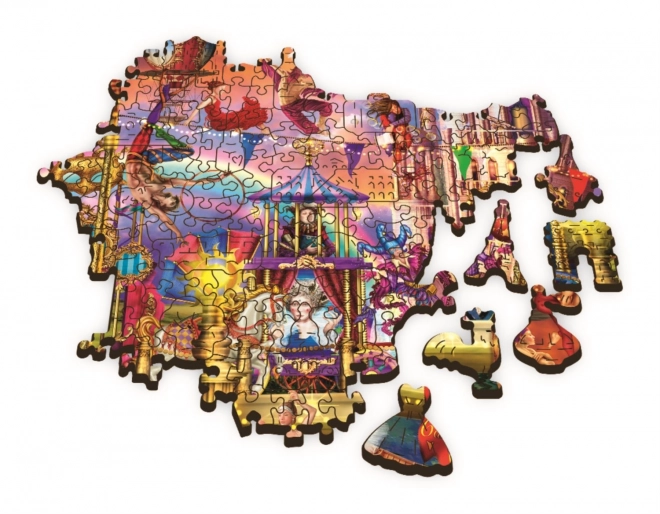 Puzzle en bois Monde magique 501 pièces