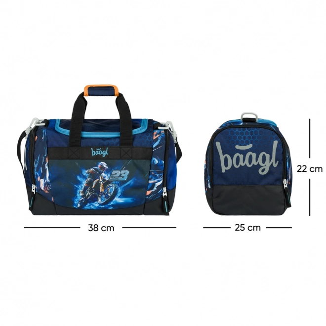 BAAGL Sac de sport pour enfants Motocyclette
