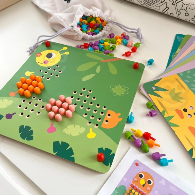 Puzzle en bois avec chevilles de Tooky Toy