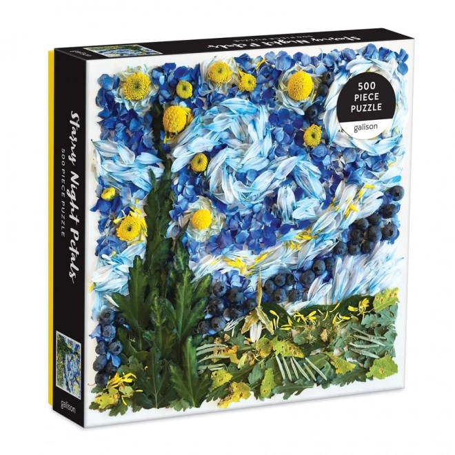 Puzzle Nuit étoilée de pétales 500 pièces
