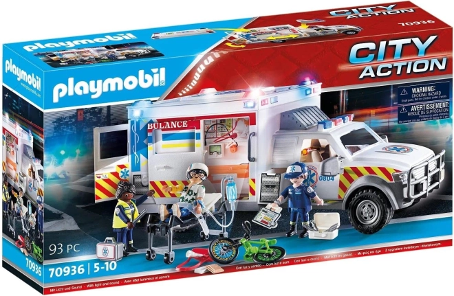 Město City Action Ambulance Service de secours
