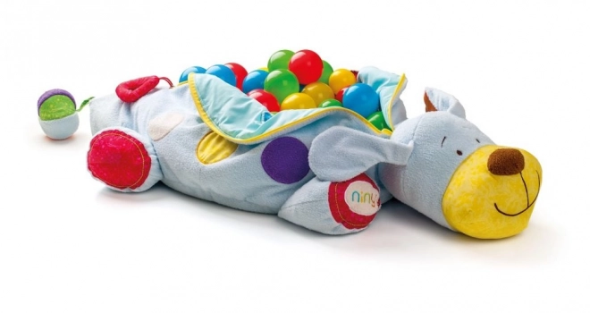 Chien en peluche multifonction avec balles de Niny