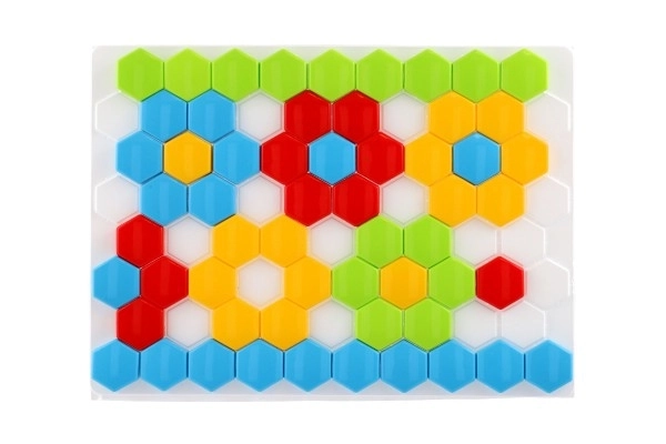 Mosaïque chapeau 4cm pour les plus petits lisse 80pcs dans la boîte 45x34x4cm 12m+