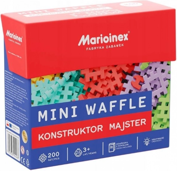Jeu de construction MARIOINEX MINI WAFFLE KONSTRUKTOR MAJSTER – 200 pièces