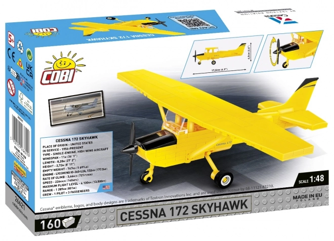 Cessna 172 Skyhawk kit de construction jaune
