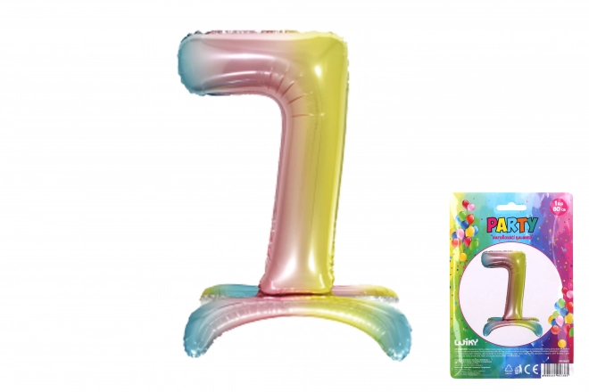 Ballon gonflable arc-en-ciel - numéro 7
