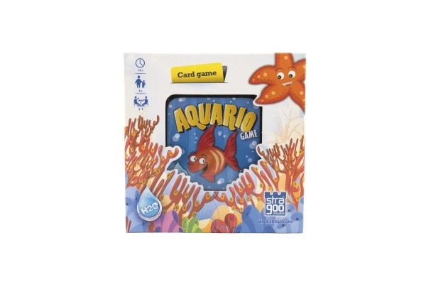 Jeu de société Aquario dans une boîte métallique 13x13x7,5cm
