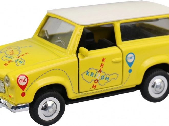 Modèle de voiture en métal Trabant break 12 cm