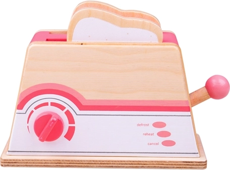 Grille-pain en bois rose Bigjigs Toys