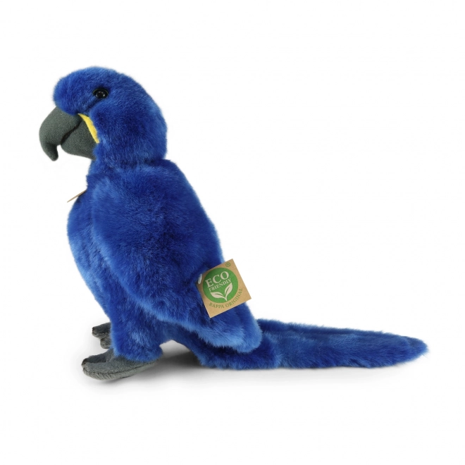 Perroquet en peluche ara bleu hyacinthe debout 25 cm ÉCO-RESPONSABLE