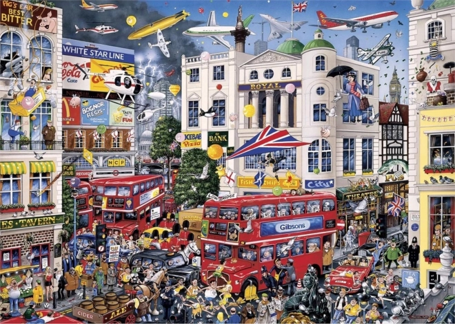 GIBSONS Puzzle J'aime Londres 1000 pices