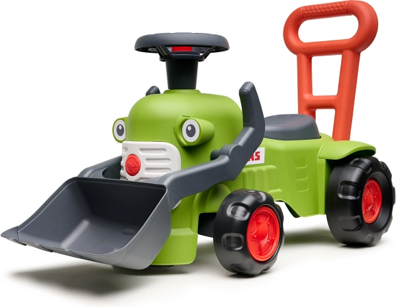 porteur tracteur avec chargeur et remorque CLAAS par Falk