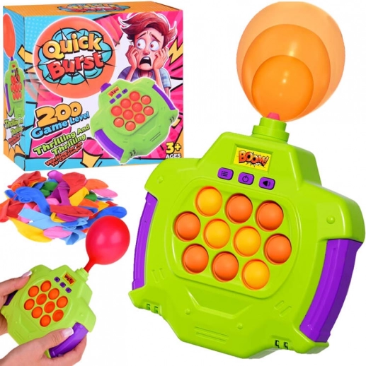 jeu à bulles pop it rapide avec gonflage de ballons