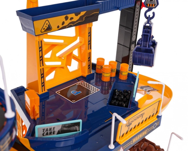Garage interactif avec éléments de jeu et accessoires