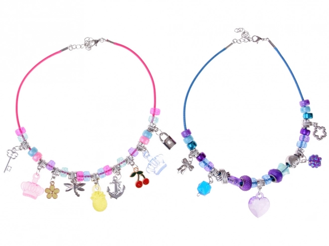 Kit pour la fabrication de bracelets avec breloques et perles