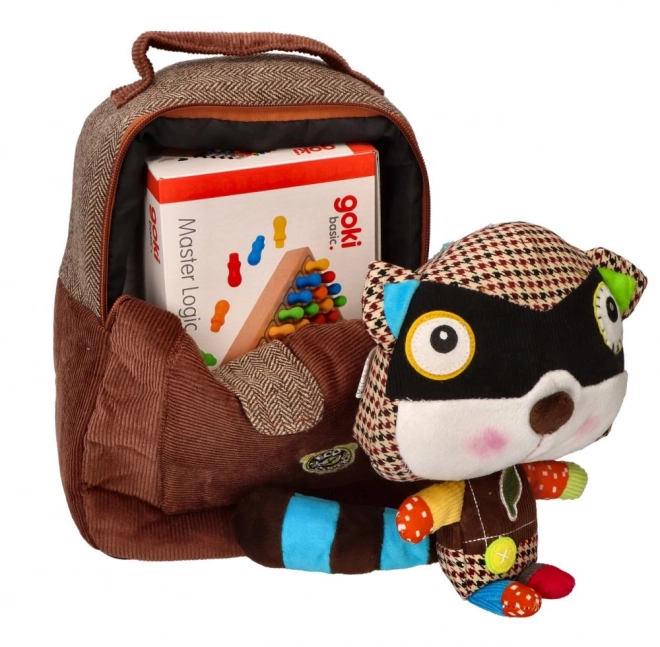 Sac à dos enfant EcoSnoopers avec raton laveur