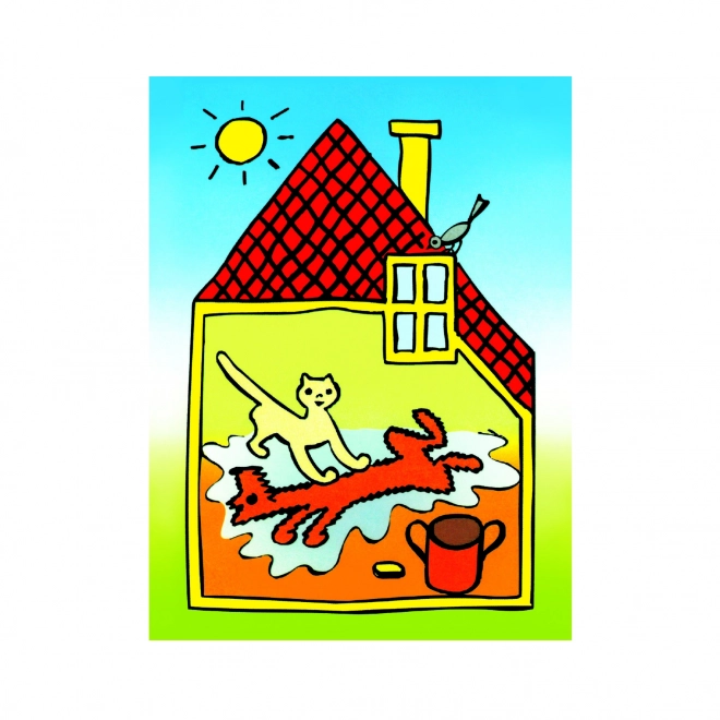 Cubes en bois Chien et Chat – 12 cubes