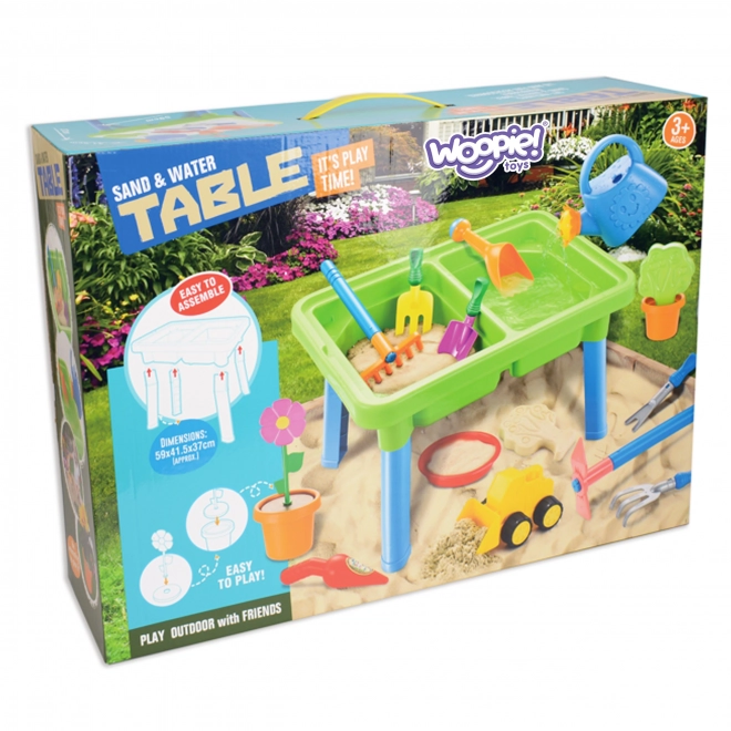 Table d'eau et de sable avec accessoires de WOOPIE