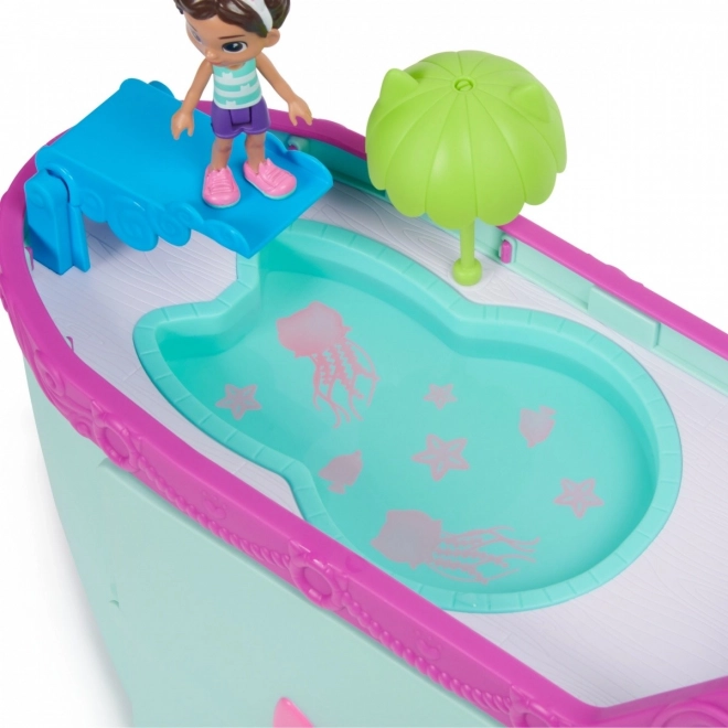 Ensemble de figurines La maison de Gabin's Cat - Sirènes du bateau de croisière