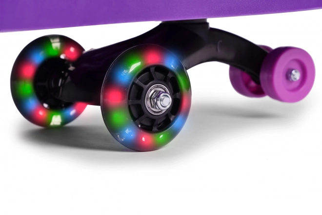 Voiturette roulante avec roues LED violettes ECOTOYS