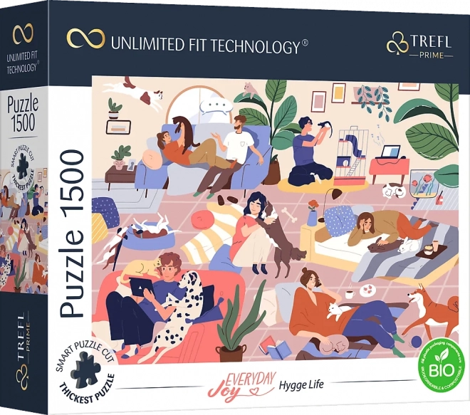 Puzzle TREFL UFT Everyday Joy – vie détendue, 1500 pièces